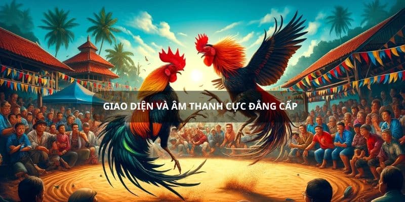 Giao diện và âm thanh đẳng cấp của trường gà